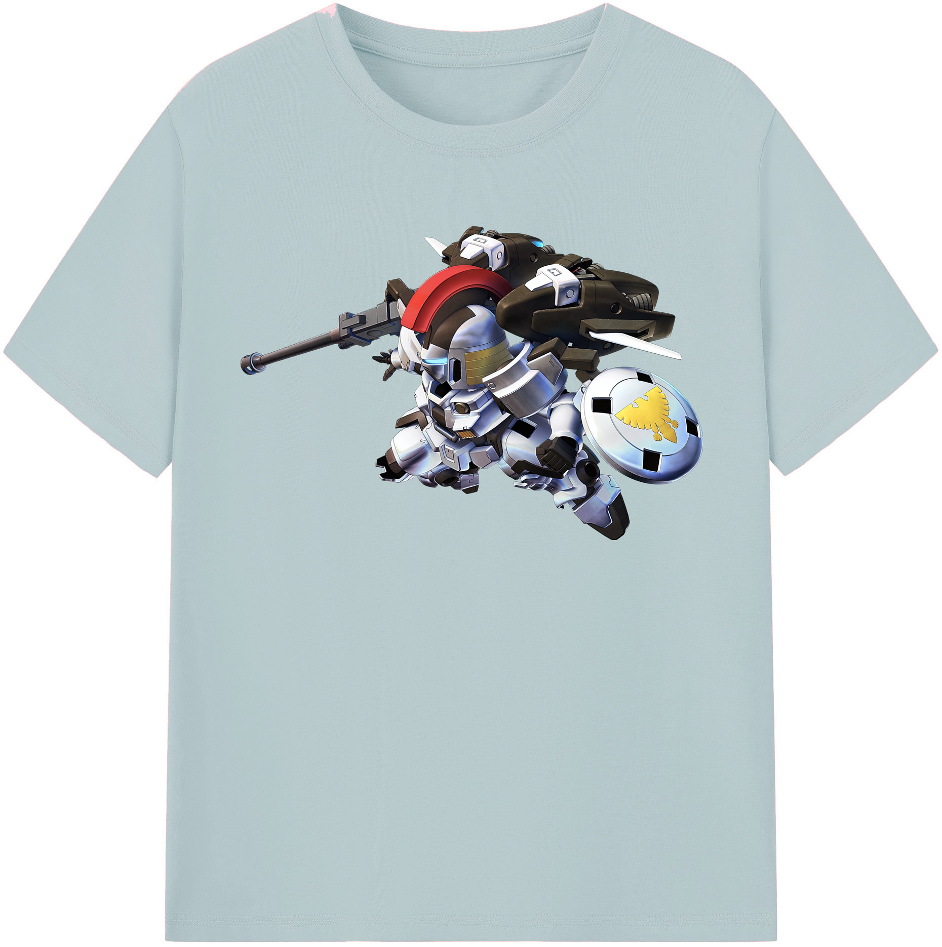 （画像用） 機動戦士ガンダム Mobile Suit Gundam 綿100％半袖Tシャツ（フロントプリント）